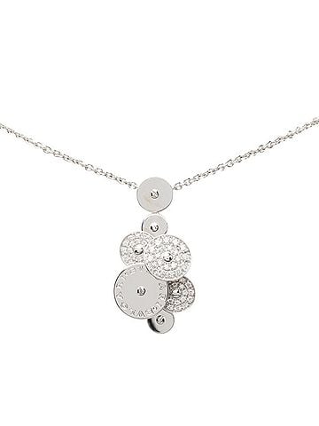 Bvlgari Bulgari Cycladi Pendant Necklace, 18K White Gold (750), Women's, BVLGARI (view 1)