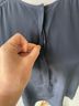 Rebecca Taylor 100% Silk Blue Blouse Size 4 - photo 3
