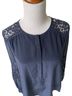 Rebecca Taylor 100% Silk Blue Blouse Size 4 - photo 2