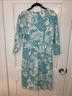 J. McLaughlin Print Blue White Casual Dress Size M - photo 5