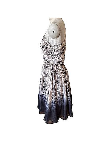 Tracy Reese Silk One Shoulder Frock Dress Cocktail Dress (view 2)