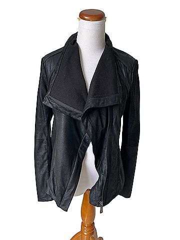 Elie Tahari Andreas Leather Jacket (view 1)