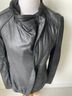 Elie Tahari 100% Leather Black Leather Jacket Size S - photo 3