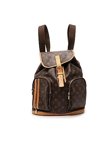 Louis Vuitton Louis Vuitton Monogram Sac à de Bosphore Backpack M40107 Brown Leather Women's LOUIS VUITTON (view 1)