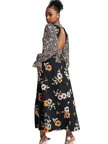 ASOS Design Midi Tea Dress Casual Dress (view 2)