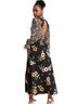 ASOS 100% Polyester Floral Black Orange Casual Dress Size 2X - photo 2