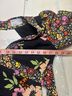 ASOS 100% Polyester Floral Black Orange Casual Dress Size 2X - photo 8