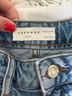 Topshop Blue Denim Shorts Size 6 - photo 5