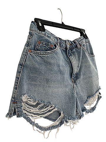 Topshop Denim Shorts (view 2)