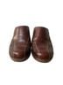 Sofft 100% Leather Floral Brown Mule/Clog Size 6 1/2 - photo 5