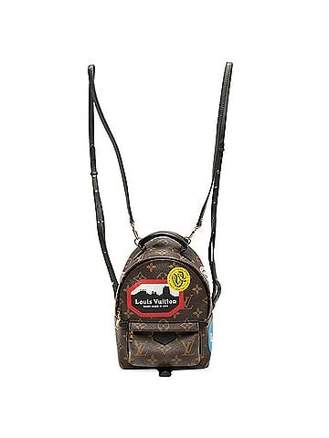 Louis Vuitton Louis Vuitton Monogram Palm Springs Mini Backpack M42971 Brown Leather Women's LOUIS VUITTON (view 1)