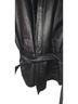 Fionte 50% Gauze 50% Nylon 100% Polyester Black Leather Jacket Size M - photo 2