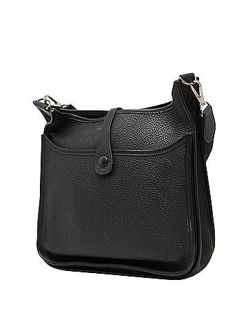 Hermès Hermes Evelyne II PM Shoulder Bag, Crossbody, Black, Taurillon Clemence Leather, Women's (view 2)