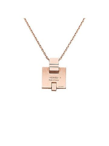 Hermès Hermes Eileen Pendant Necklace, Pink Gold Plated, Women's HERMES (view 2)