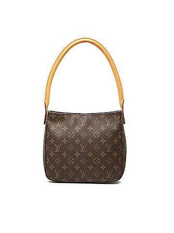 Louis Vuitton Louis Vuitton Monogram Looping MM Shoulder Bag Handbag M51146 Brown Leather Women's LOUIS VUITTON (view 1)