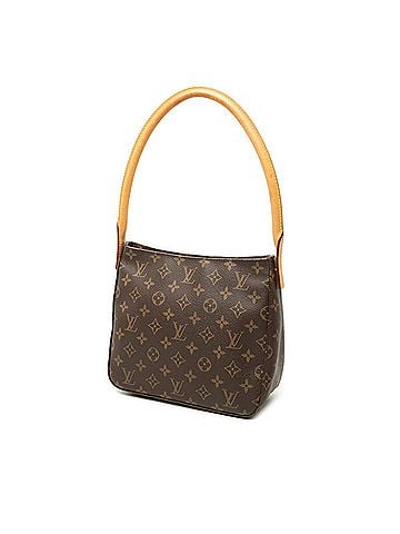Louis Vuitton Louis Vuitton Monogram Looping MM Shoulder Bag Handbag M51146 Brown Leather Women's LOUIS VUITTON (view 2)