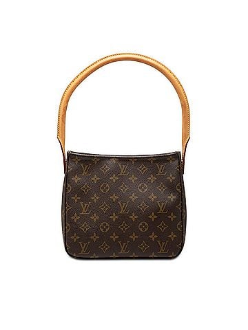 Louis Vuitton Louis Vuitton Monogram Looping MM Shoulder Bag Handbag M51146 Brown Leather Women's LOUIS VUITTON (view 1)