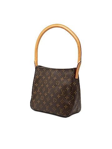 Louis Vuitton Louis Vuitton Monogram Looping MM Shoulder Bag Handbag M51146 Brown Leather Women's LOUIS VUITTON (view 2)