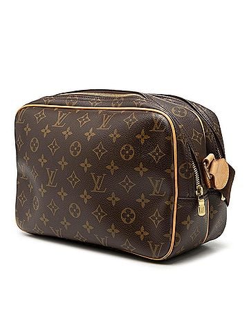 Louis Vuitton Louis Vuitton Monogram Reporter PM Crossbody Shoulder Bag M45254 Brown Leather Women's LOUIS VUITTON (view 2)
