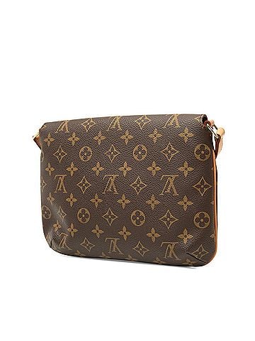 Louis Vuitton Louis Vuitton Monogram Musette Tango Short Shoulder Bag M51257 Brown Leather Women's LOUIS VUITTON (view 2)