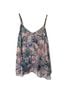 Torrid 99% Polyester 1% Other 100% Polyester Floral Gray Pink Tank Top Size 1X - photo 1