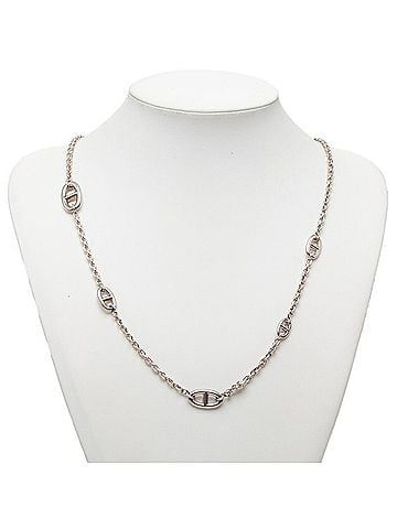Hermès Hermes Chaine d'Ancre Farandole 120 Long Necklace SV925 Silver Men's HERMES (view 1)