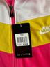 Nike 100% Polyester Color Block Pink Yellow White Jacket Size M - photo 7