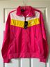 Nike 100% Polyester Color Block Pink Yellow White Jacket Size M - photo 4