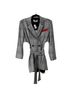 Hellessy 100% Cotton Plaid Gray Blazer Size 6 - photo 1