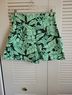 Zara Tropical Green Brown Shorts Size M - photo 3