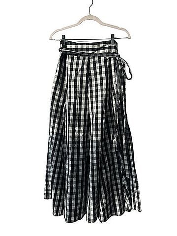 Who What Wear Gingham Circle Maxi Skirt Casual Skirt (view 2)