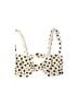 Caroline Constas Polka Dots White Black Swimsuit Top Size S - photo 1