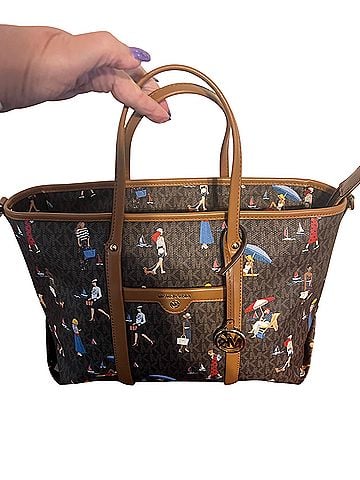 Michael Kors Leather Tote (view 1)
