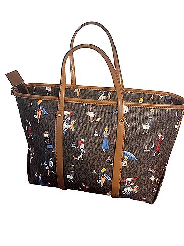 Michael Kors Leather Tote (view 2)