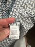 Foxcroft Print White Black Button-Down Shirt Size L - photo 4