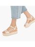 Luxe by Justfab Gold Tan Wedges Size 8 1/2 - photo 9