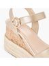 Luxe by Justfab Gold Tan Wedges Size 8 1/2 - photo 8