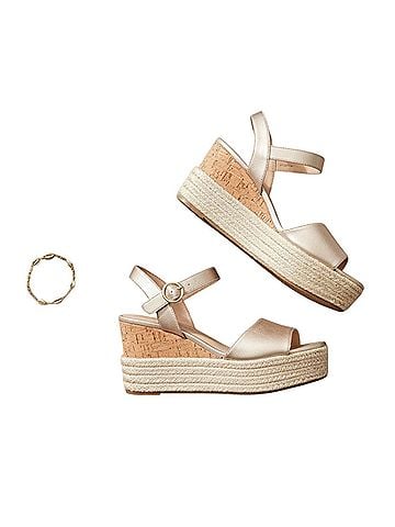 Luxe by Justfab Almost Friday Wedges (view 1)