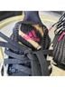Adidas Animal Print Black Multi Color Sneakers Size 6 - photo 8