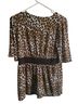 MICHAEL Michael Kors 100% Polyester Leopard Print Brown T-Shirt Size M - photo 2
