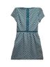 Boden Teal Ivory Casual Dress Size 8 - photo 2