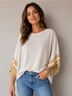 Eileen Fisher Yellow White Silk Pullover Sweater Size XS - photo 3