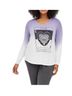 Torrid Purple White Long Sleeve Blouse Size 2X - photo 1