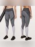 Lululemon Athletica Solid Gray Black Leggings Size 10 - photo 3