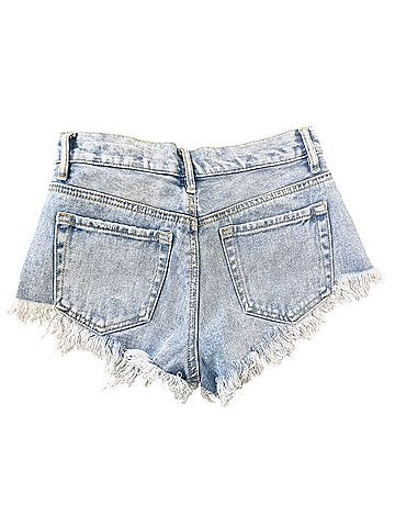 Bullhead High-Rise Short Denim Shorts (view 2)