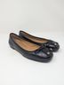 Tory Burch 100% Leather Solid Black Flats Size 5 - photo 5