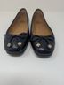 Tory Burch 100% Leather Solid Black Flats Size 5 - photo 3