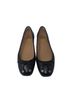 Tory Burch 100% Leather Solid Black Flats Size 5 - photo 2