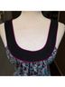 Heart Soul Floral Paisley Multi Color Black Pink Sleeveless Blouse Size M - photo 5