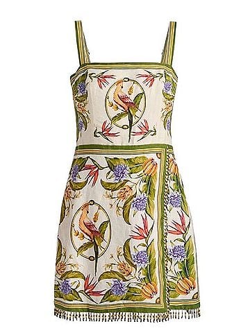 FARM Rio Sand Tropical Scarf Casual Dress (view 1)